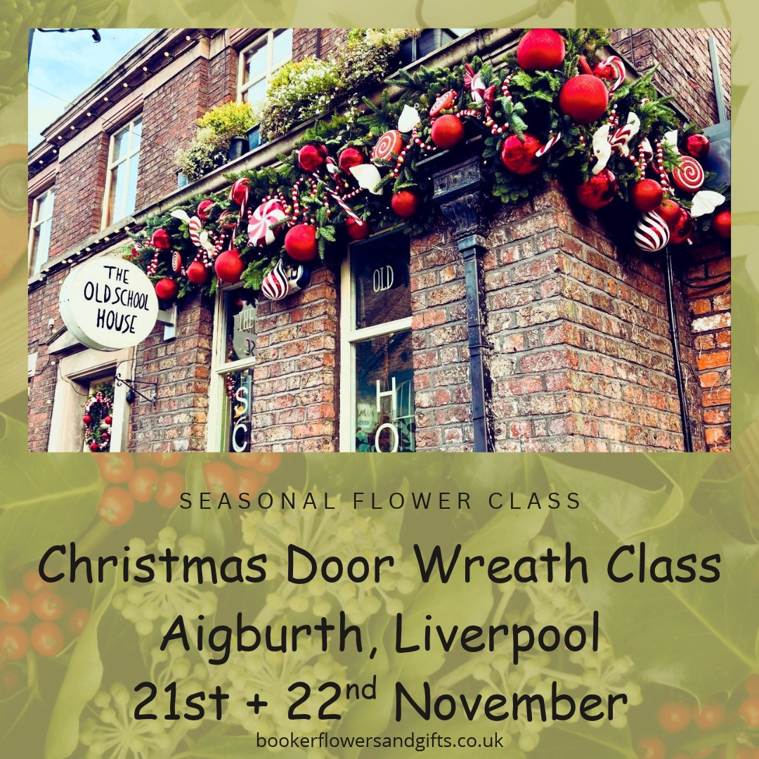 Christmas Door Wreath Making Workshop Sefton Park Liverpool